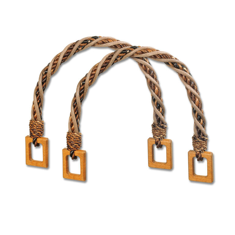 Kordeln für Taschengriffe, 2 Stück in verschiedenen Farben.