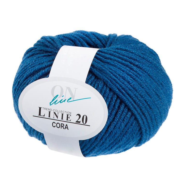 Linie 20 Cora Uni von Online in Blau, 50g.