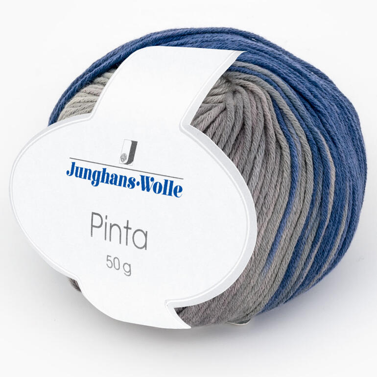 Pinta von Junghans-Wolle in Blau und Grau