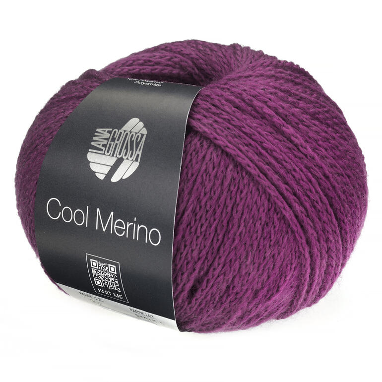 Wollknäuel Cool Merino von Lana Grossa in Fuchsia