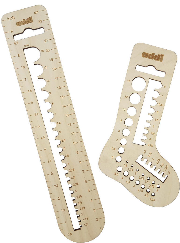 Holznadelmaße Set von addiCalibro, 2 Teile