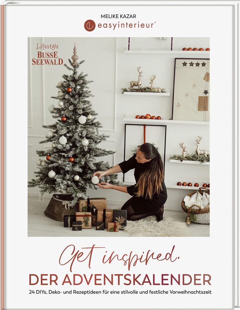Buch 'Get inspired' - Adventskalender mit DIY-Ideen und Rezepten.