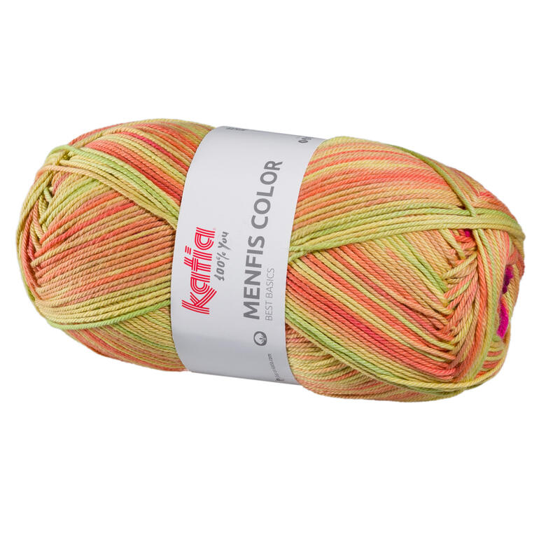 Menfis Color Garn in bunten Farben von Katia, 50g.