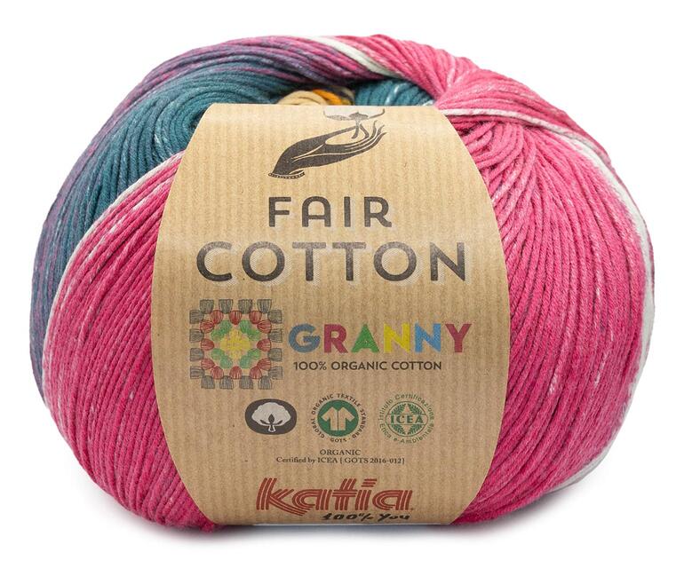 Wollknäuel in pink und grün für kreative Häkelprojekte.