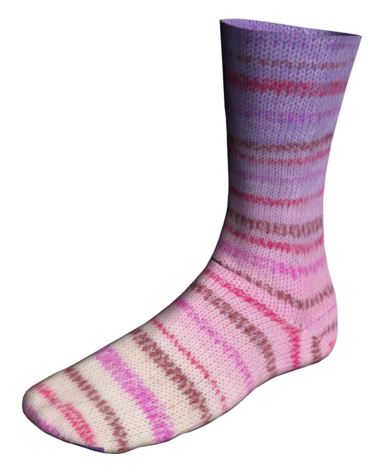 Sockenwolle Twin Soxx WatercolorSoxx von LANG Yarns, Bunt, 50g