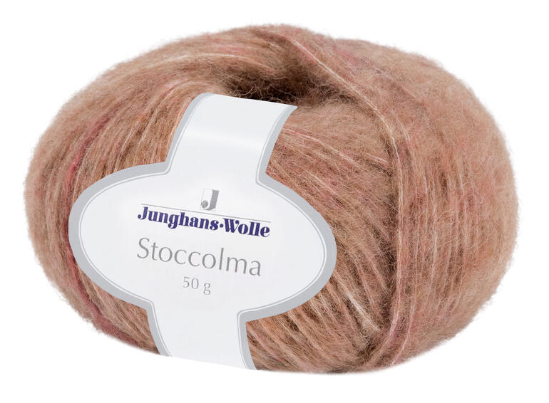 Stoccolma von Junghans-Wolle in hellem Braun, 50g Knäuel.