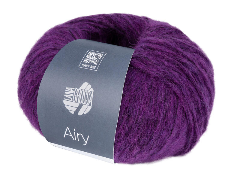 Wolle Airy von Lana Grossa in Lila.
