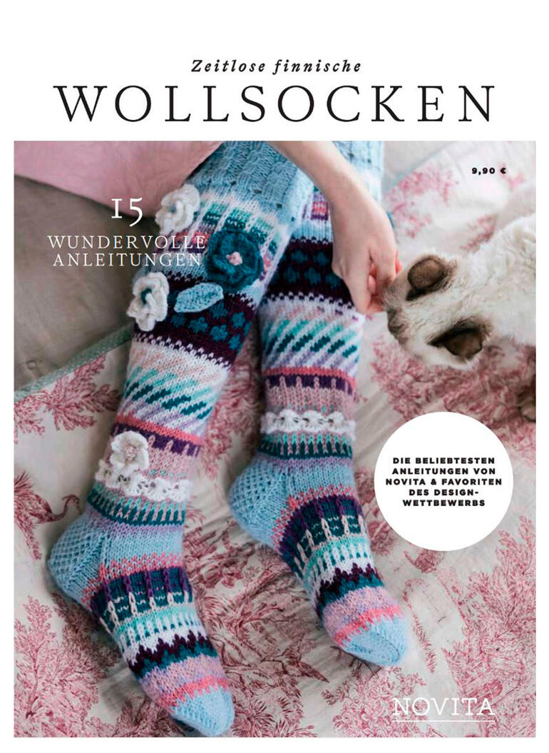 Heft - Zeitlose finnische Wollsocken, 15 Anleitungen