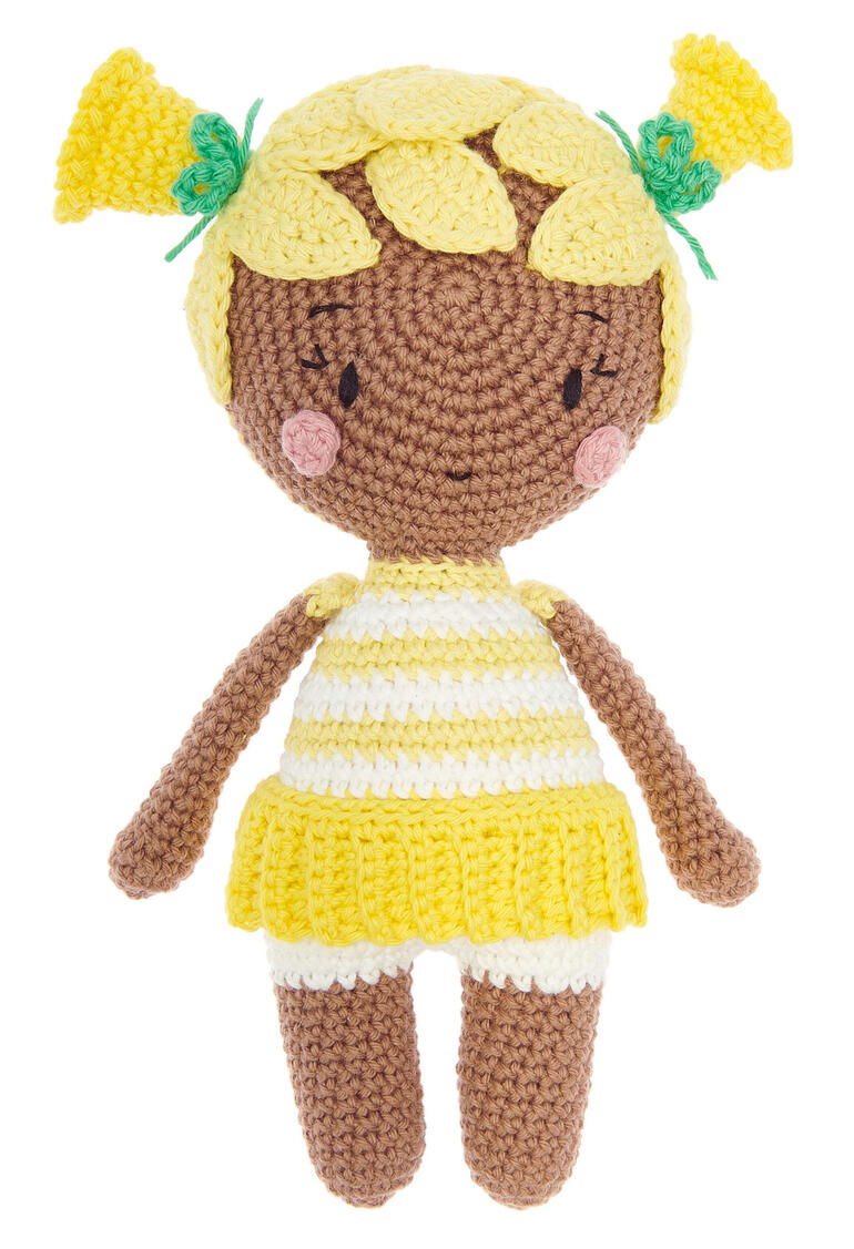 Häkelset Blooming Beauties Osterglocke mit Puppe in Gelb