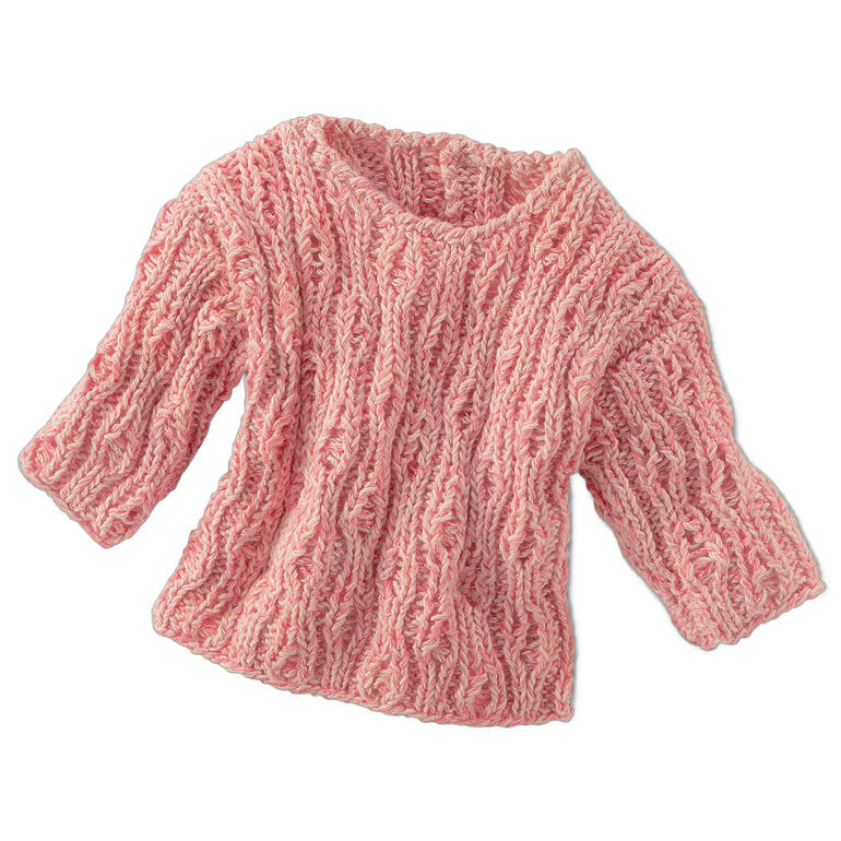 Rosa Pullover aus Contrato und Cotton-Superfine II, 2-fädig