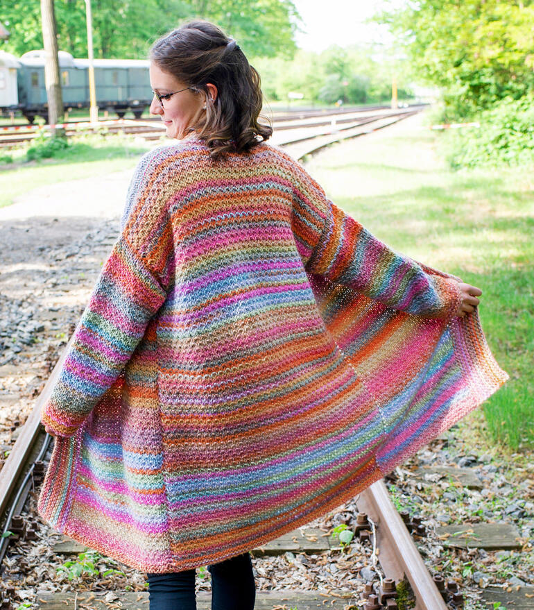 Mantel aus Passion von Rellana® Garne im Freien