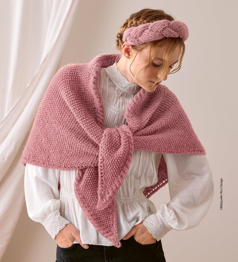 Dreieckstuch aus Soft Alpaca von Rico Design