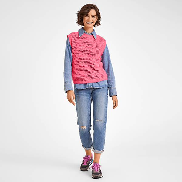 Anleitung 307/2 – Pullunder aus Recycle & Wool.