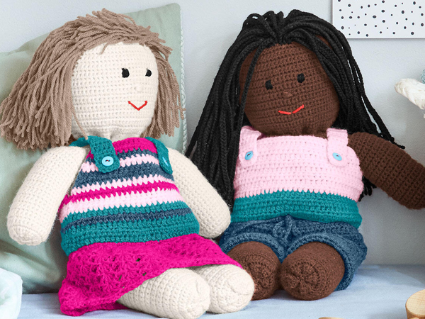 Anleitung 063/2, Gehäkelte Puppen