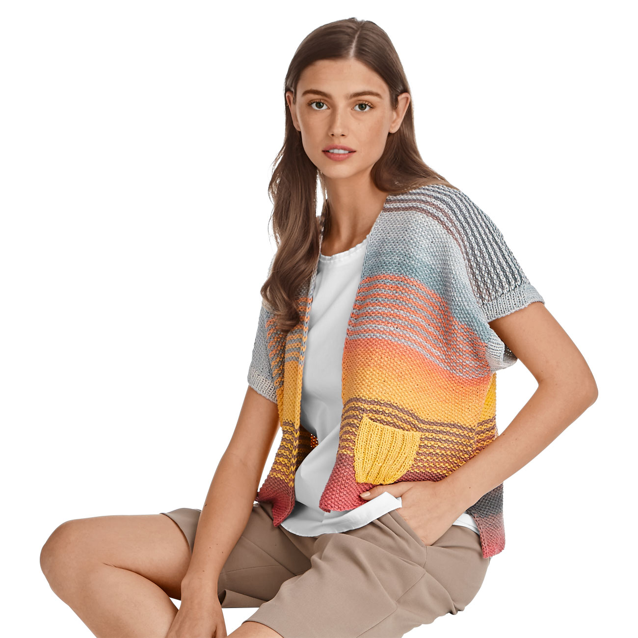 Anleitung 076/2 – Kleine Weste aus Pinta.