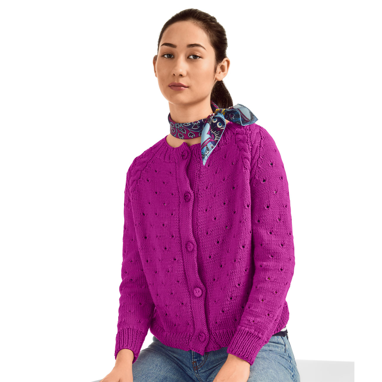 Anleitung 080/2 – Jacke aus Cotone-Emozione.